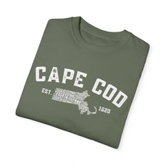 Cape Cod Unisex Garment-Dyed T-Shirt - Vintage Style Tee