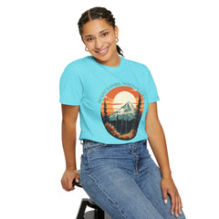 Mount Rainier National Park Graphic, Comfort Colors Soft Relaxed Fit Unisex Garment-Dyed T-shirt
