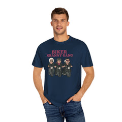 Biker Granny Gang T-shirt, Unisex Tee for Motorcycle Lovers, Fun Gift for Bikers, Unique Graphic Shirt, Perfect for Rides or Casual Wear