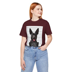 K9 Mugshot Personalized with your Dog T-Shirt