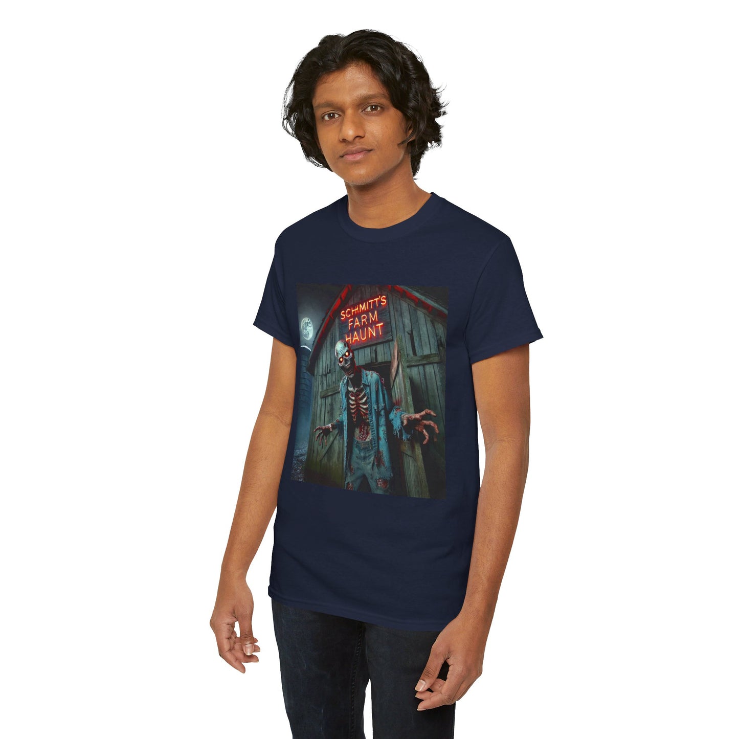 BARN ZOMBIE! Graphic Unisex Heavy Cotton Tee