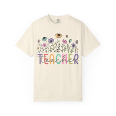 Floral Teacher Appreciation T-Shirt - Comfort Colors Soft