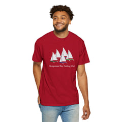 Hempstead Bay Sailing Club T-Shirt — Vintage Sailboat Race Day Tee