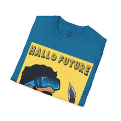 Hallo Future Pop Art Guy Unisex Softstyle T-Shirt