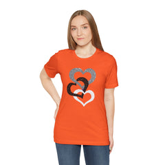 Triple Heart Design Tee
