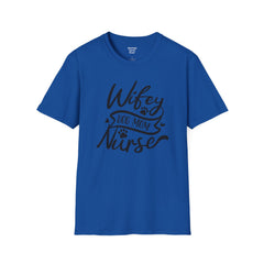 Nurse Humor - Unisex Softstyle T-Shirt | Nurse Awareness, Medical Apparel, Gift For Her, Dog Mom, Hospital Staff Gift, Registered Nurse