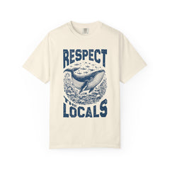 Respect the Locals Whale T-Shirt — Marine Conservation Graphic