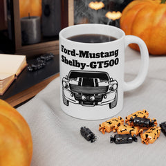 Ford Mustang Shelby GT500 Ceramic Mug - Classic Car Lovers Gift - 11oz & 15oz Sizes