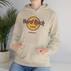 Hard Rock Cafe Bangkok Vintage Logo Hoodie — Retro Pullover