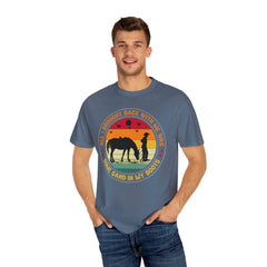 Retro Sand In My Boots Cowboy Rodeo - Graphic Comfort Colors Tee Shirt