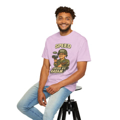 Speed Enforced By Radar T-Shirt — MASH 4077 Retro Traffic Cop Graphic Tee