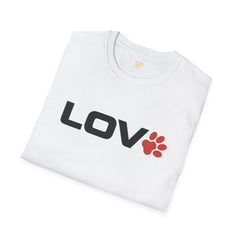 Love A Paw Unisex Softstyle T-Shirt