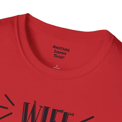 Wife Nurse Mom - Unisex Softstyle T-Shirt | Nurse Awareness,Medical Wear,Gift For Him,Scrubs Lover,Hospital Staff Gift,Gift For Her,RN