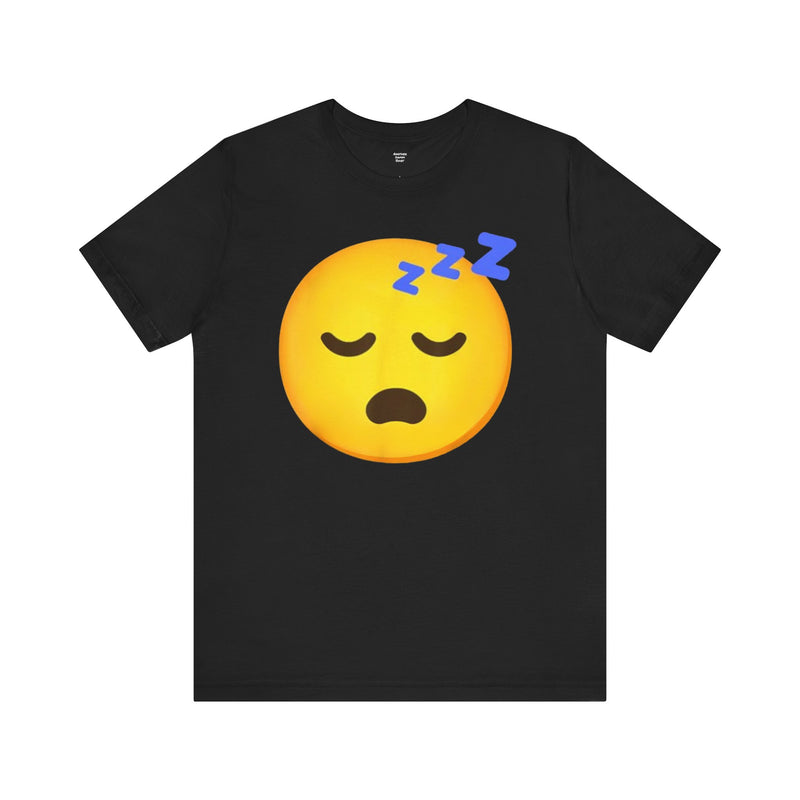 Emoji Whos Sleepy - Graphic Unisex Jersey Short Sleeve Tee