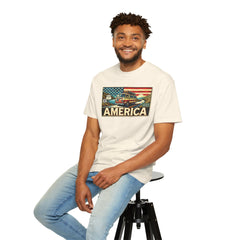 Ventura Highway Driving America Graphic Comfort Colors Unisex Garment Dyed T-shirt