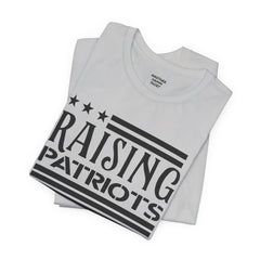 Raising Patriots Tee – Americana Stars & Stripes Family Pride T-Shirt