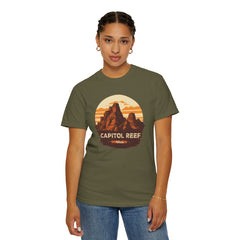 Capitol Reef National Park Graphic, Comfort Colors Soft Relaxed Fit Unisex Garment-Dyed T-shirt