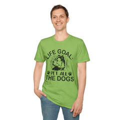 Dog Lover Life Goal Pet ALL The Dogs T-Shirt