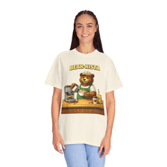 Bear‑Rista Coffee T‑Shirt — Cute Barista Bear Graphic Tee