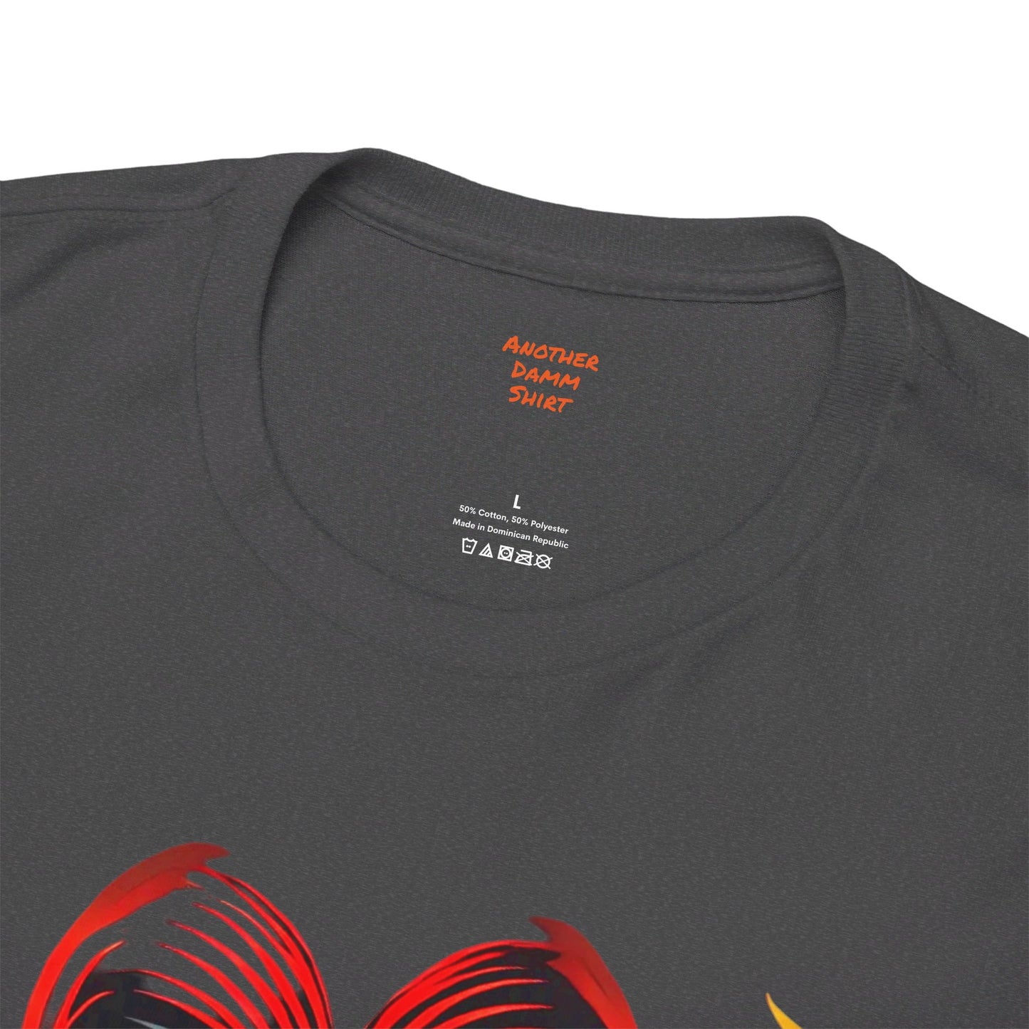 Flaming Fire Vampire - Graphic Unisex Heavy Cotton Tee