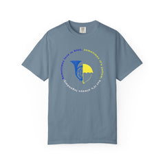 Blue French Horn & Yellow Umbrella T-Shirt — HIMYM Fan Tee