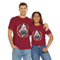 Fiery Fire Ghost - Graphic Unisex Heavy Cotton Tee