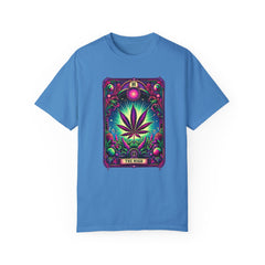 TAROT CARD WEED T Shirt, Vintage Style tee, Marijuana Leaf Graphic Tee, Weed Lover, Smoke Cannabis tee, Relaxed Fit tee, Stoner Lifestyle