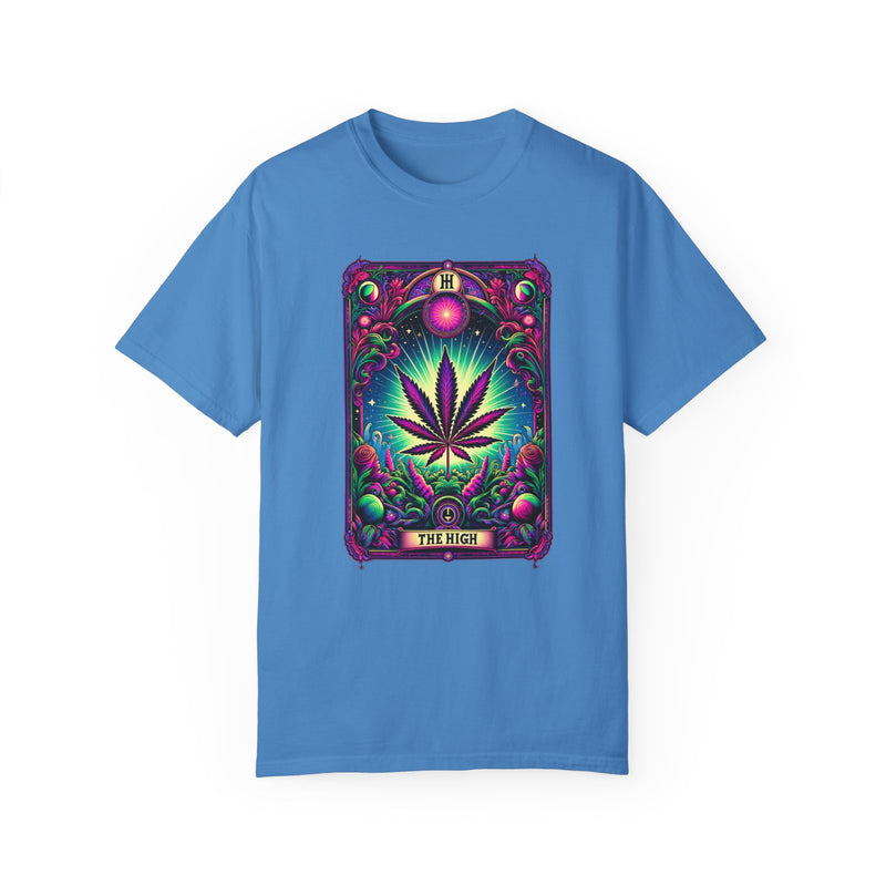 TAROT CARD WEED T Shirt, Vintage Style tee, Marijuana Leaf Graphic Tee, Weed Lover, Smoke Cannabis tee, Relaxed Fit tee, Stoner Lifestyle