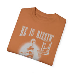 He Is Rizzin' Vintage Playing Basketball Shirt  -  Unisex T Shirt