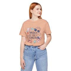 Coastal Fourth of July Tee – "America But Make It Coastal" Graphic T-Shirt