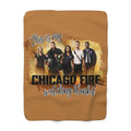 Chicago Fire Watching Sherpa Blanket