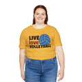 Live Love Volleyball T Shirt,gift for her,gift for him,volleyball gift,sports tee,team shirt,player gift,coach gift,Love Volleyball,Spike it