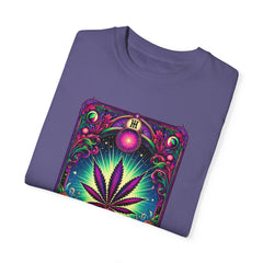 TAROT CARD WEED T Shirt, Vintage Style tee, Marijuana Leaf Graphic Tee, Weed Lover, Smoke Cannabis tee, Relaxed Fit tee, Stoner Lifestyle