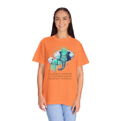 Elephants Graphic  Garment-Dyed T-shirt
