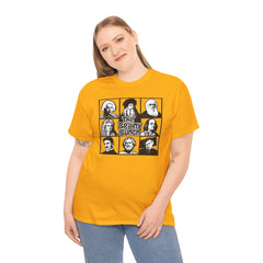 The Brainy Bunch Tee — Vintage Scientist Portraits Graphic T-Shirt