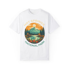 Hot Springs National Park Graphic, Comfort Colors Soft Relaxed Fit Unisex Garment-Dyed T-shirt