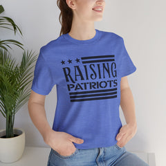 Raising Patriots Tee – Americana Stars & Stripes Family Pride T-Shirt
