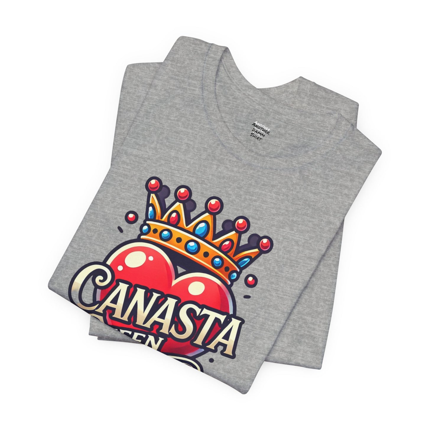 Canasta Queen Crown and Heart - Graphic Unisex Tee