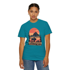 Yellowstone National Park Graphic, Comfort Colors Soft Relaxed Fit Unisex Garment-Dyed T-shirt