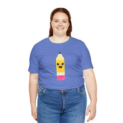 Emoji TEACHER PENCIL- Graphic Unisex Jersey Short Sleeve Tee