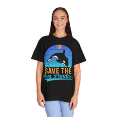 Save The Sea Pandas Comfort Colors Unisex Garment-Dyed T-shirt