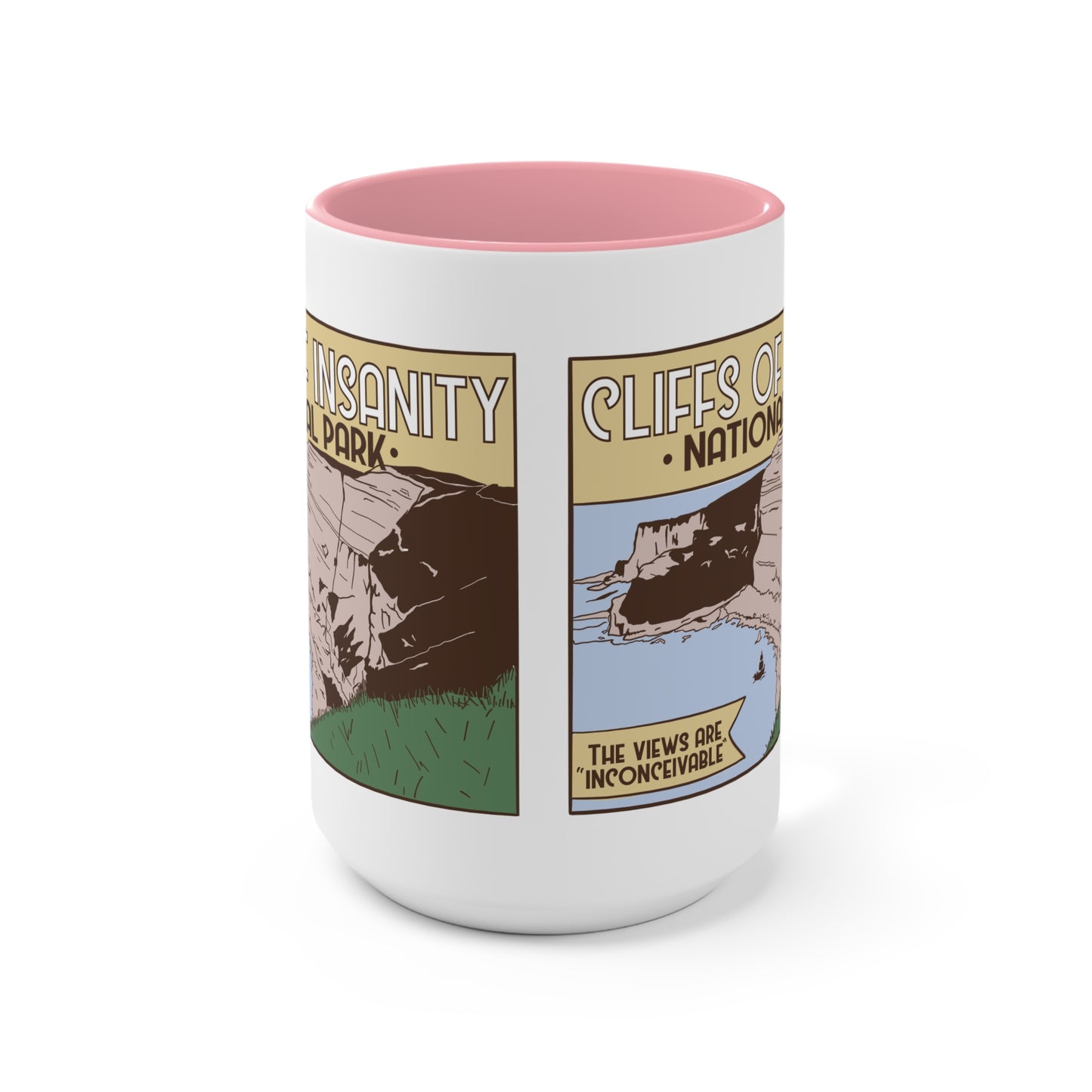 Cliffs of Insanity National Park, Accent Mug