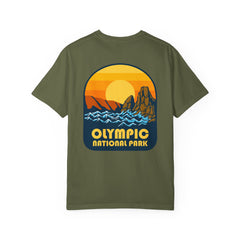 Olympic National Park Unisex T-Shirt, Vintage Graphic Tee, Nature Lover Gift, Travel Souvenir, Outdoor Adventure Apparel, Unisex Casual Wear