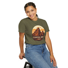 Capitol Reef National Park Graphic, Comfort Colors Soft Relaxed Fit Unisex Garment-Dyed T-shirt