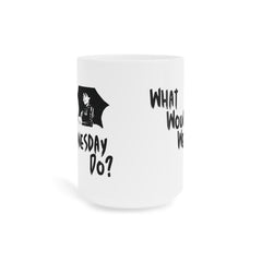 Wednesday Addams - Ceramic Mugs (11oz\15oz\20oz) | Pop Culture | Addams Family | Fan Gift | Gift For Her | Gothic Style Mug | Creepy Comedy