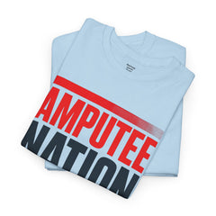 Amputee Nation Unisex Heavy Cotton Tee, Support Shirt, Gift for Amputees, Awareness Apparel, Casual Comfort Wear