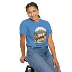 Grand Teton National Park Graphic, Comfort Colors Soft Relaxed Fit Unisex Garment-Dyed T-shirt