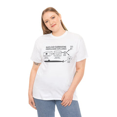 Nuclear Submarine Propulsion Explained Tee, Science Shirt, Geeky Gift, Educational Apparel, STEM Fashion, Nerdy T-Shirt