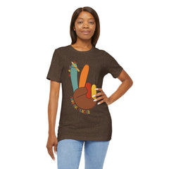Thankful Teacher T‑Shirt – Hand Turkey Teacher Appreciation Tee
