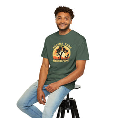 Joshua Tree National Park Graphic, Comfort Colors Soft Relaxed Fit Unisex Garment-Dyed T-shirt